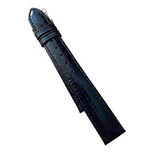 Speidel Dead Stock Padded Gator Watchband Only Black 16MM in Box